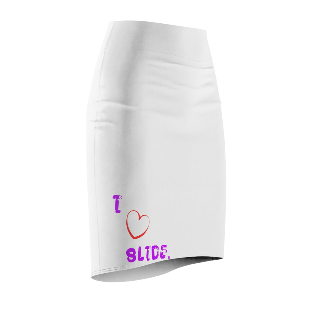 I <3 SLIDE Pencil Skirt