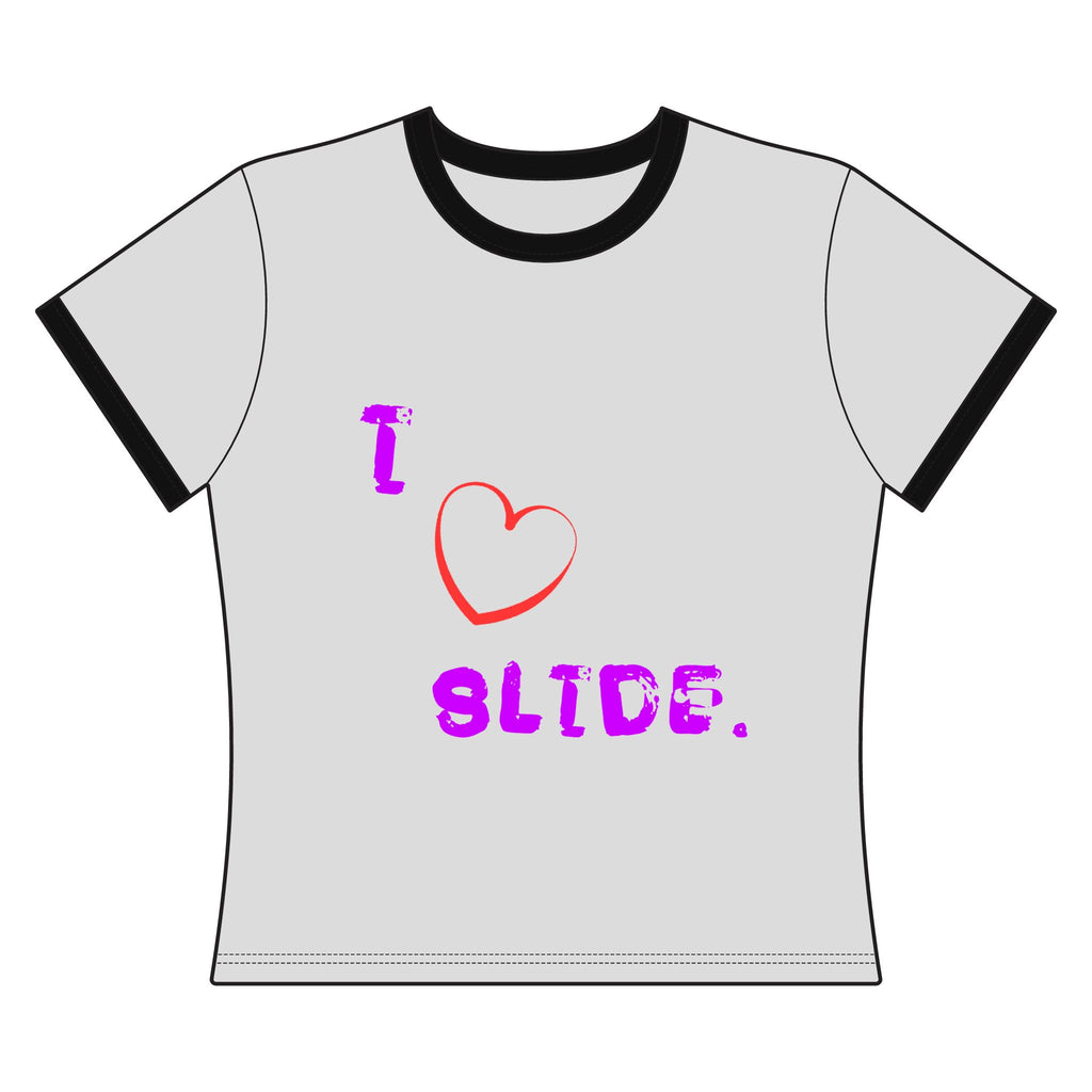 I <3 SLIDE Woman's Cropped Tee